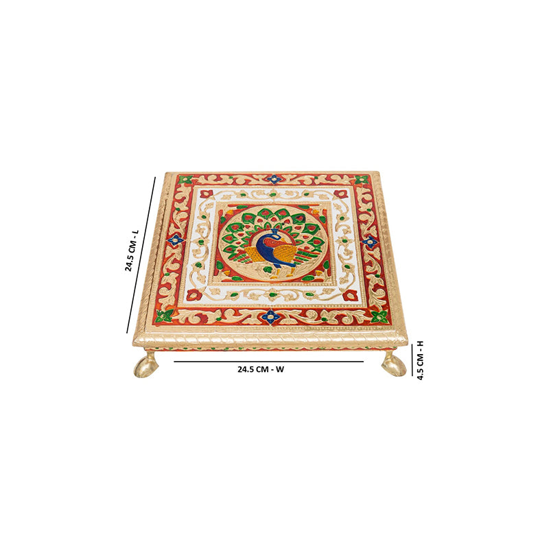 Buy Jiva Minakari Chowki Pooja Chowki from Vaaree