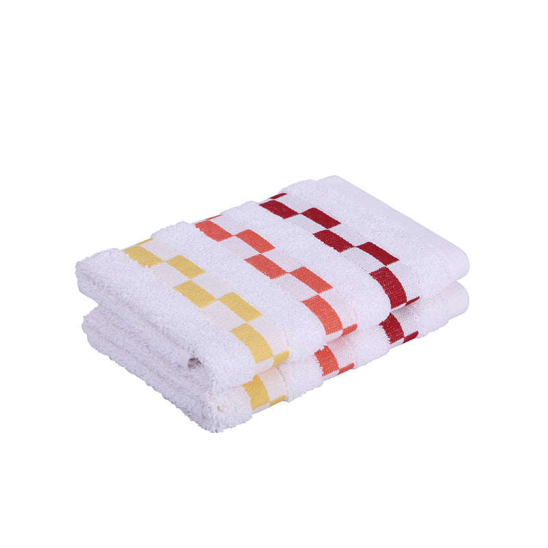 Buy Delpha Hand Towel (White) - Set Of Two Hand & Face Towels from Vaaree