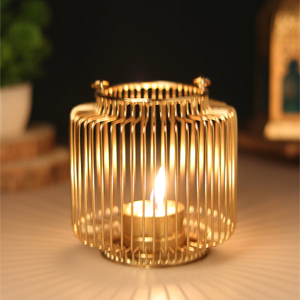 Buy Nebula Tealight Candle Holder - Gold Candle Holders from Vaaree