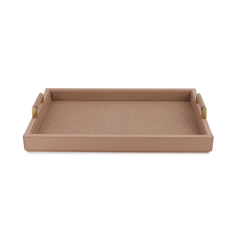 Serving Tray - Resho Vegan Leather Serving Tray - Brown