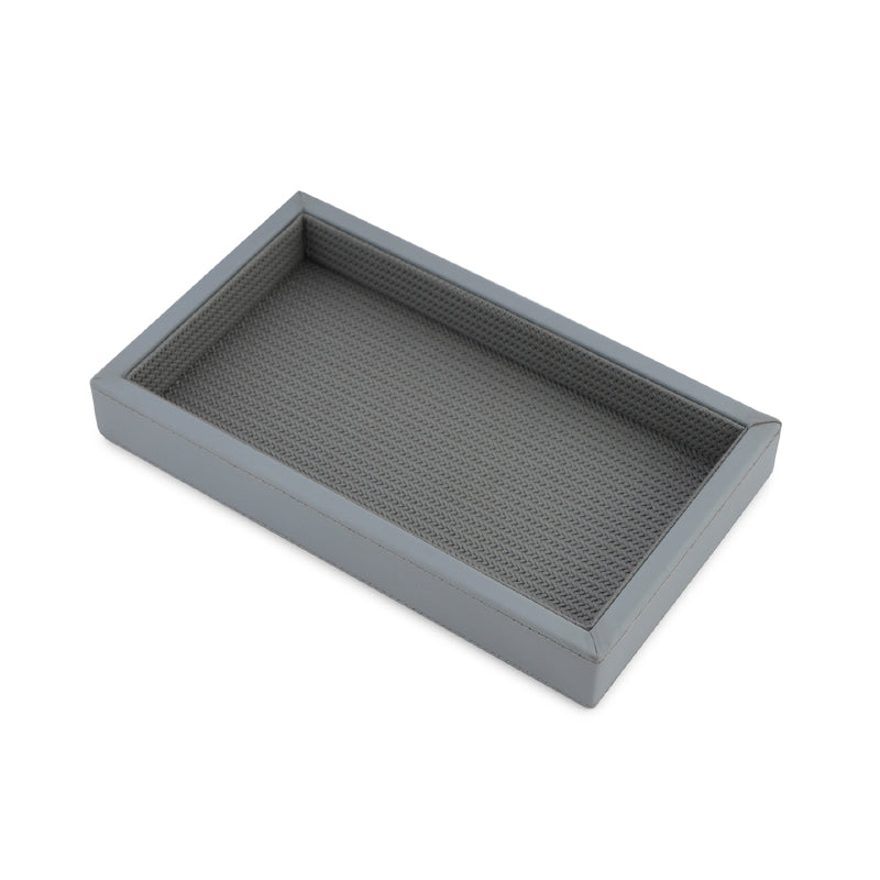 Serving Tray - Manae Vegan Leather Serving Tray - Grey