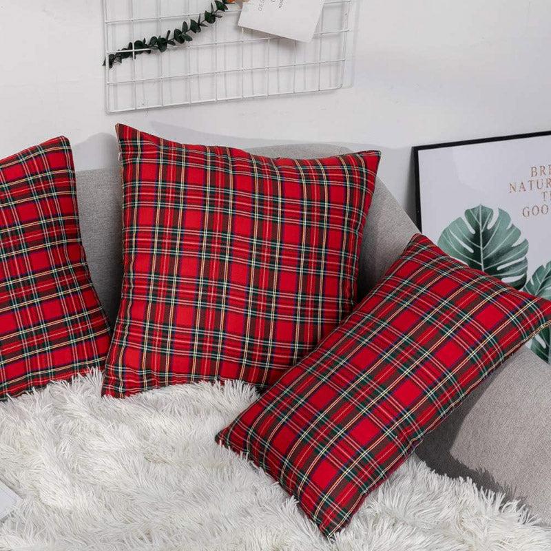 Buy Beu Checkered Woven Cushion Cover Cushion Covers from Vaaree