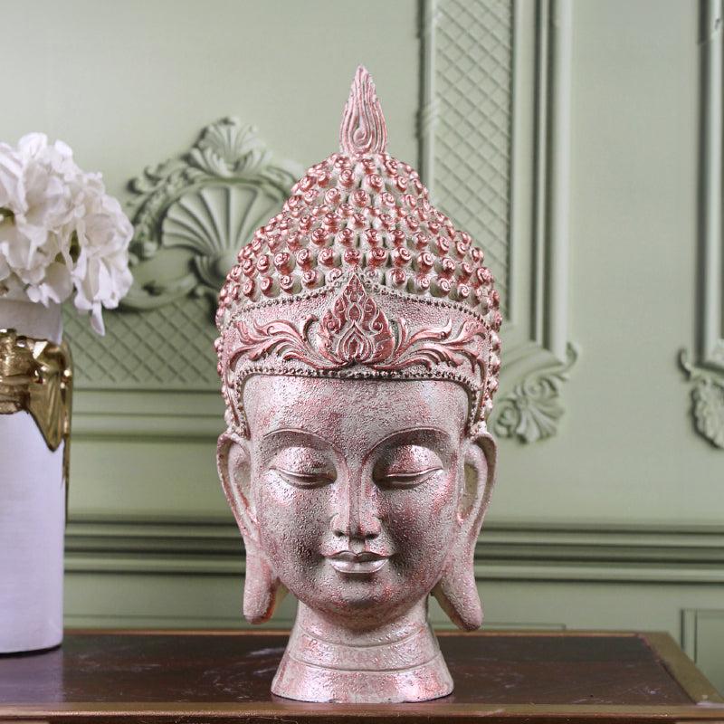 Buy Thathagat Buddha Showpiece - Rose Gold Showpieces from Vaaree