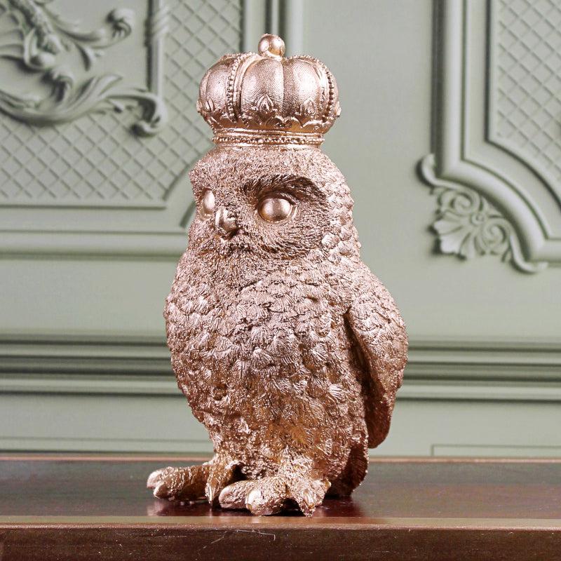 Buy Crown Hoot Showpiece Showpieces from Vaaree