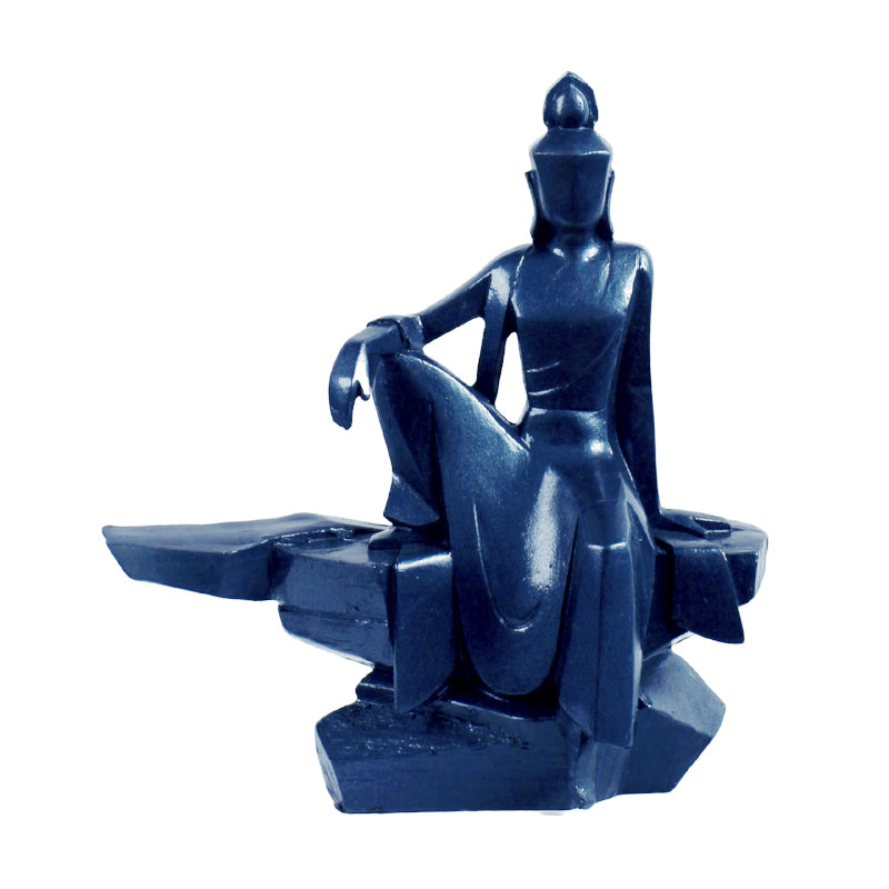 Buy Buddha Glory Showpiece - Grey Showpieces from Vaaree