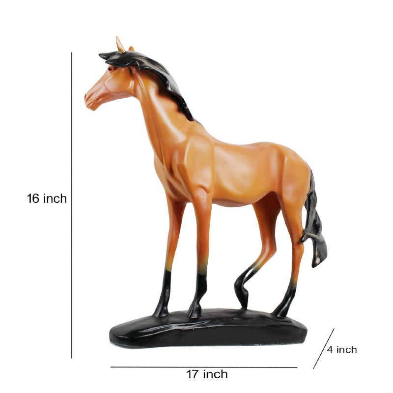 Buy Gallop Grace Showpiece - Brown Showpieces from Vaaree