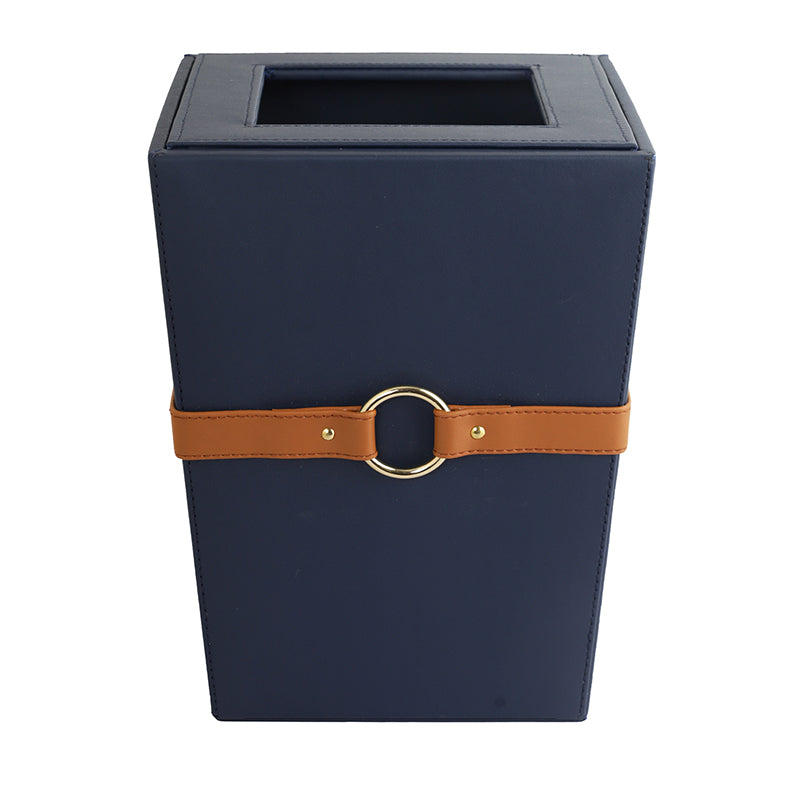 Dustbin - Arbo Vegan Leather Dustbin - Blue