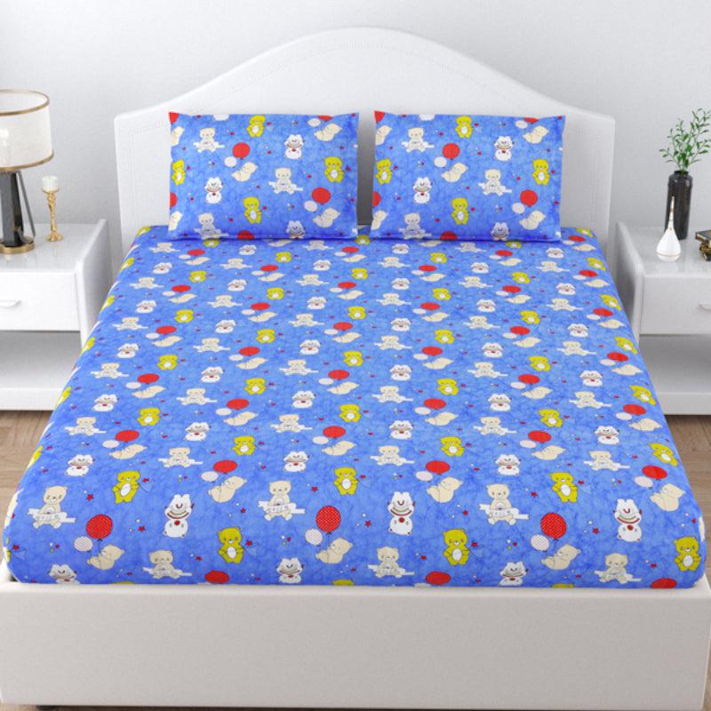 Buy Snuggle Teddy Bedsheet Bedsheets from Vaaree