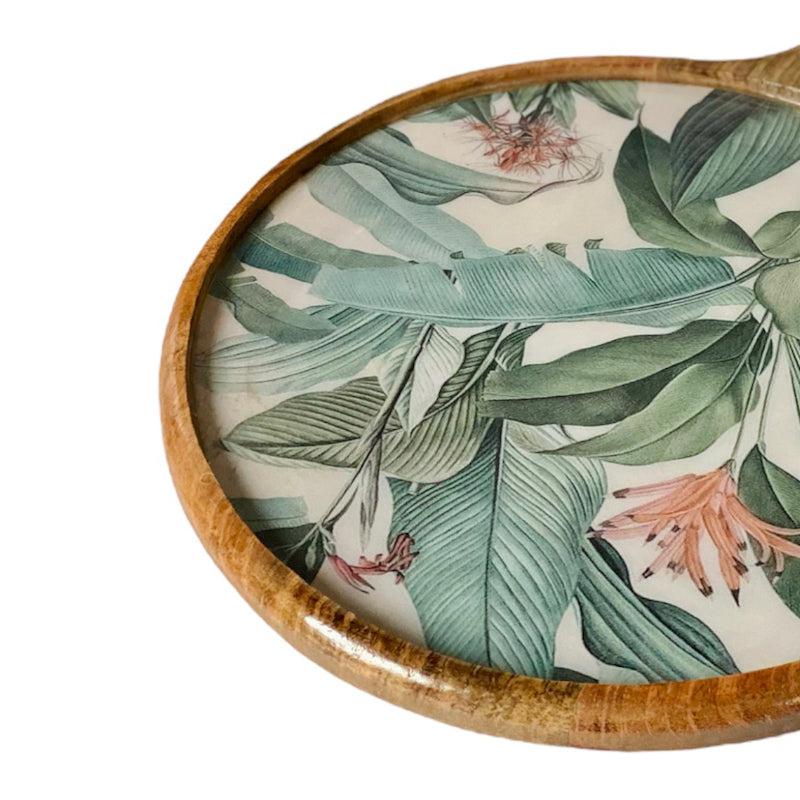 Buy Tiger Lily Mangowood Tray Platter from Vaaree