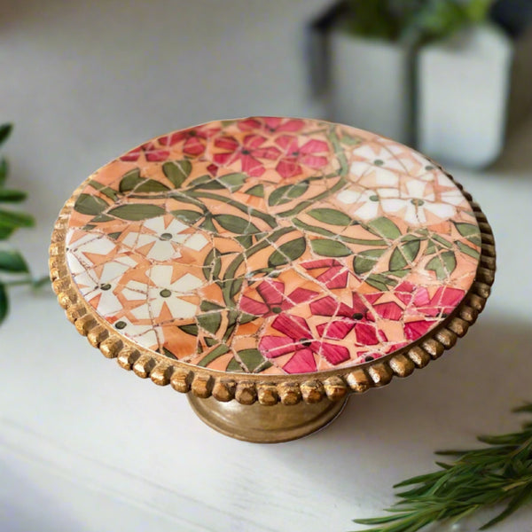 Cake Stand - Algona Garden Mangowood Cake Stand