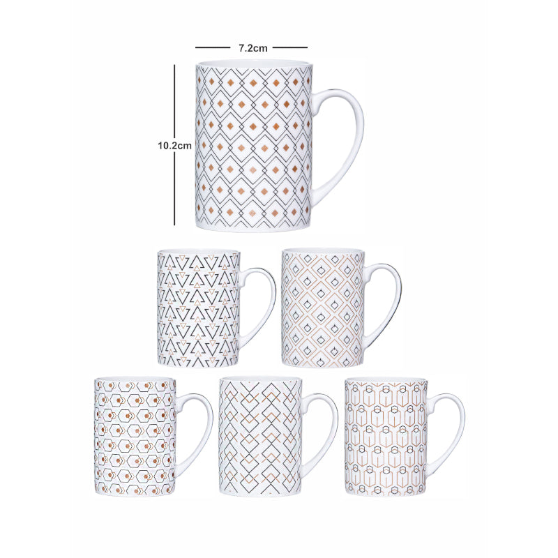 Buy Ishank Casa Mug (350 ML) - Set Of six Mug & Tea Cup from Vaaree