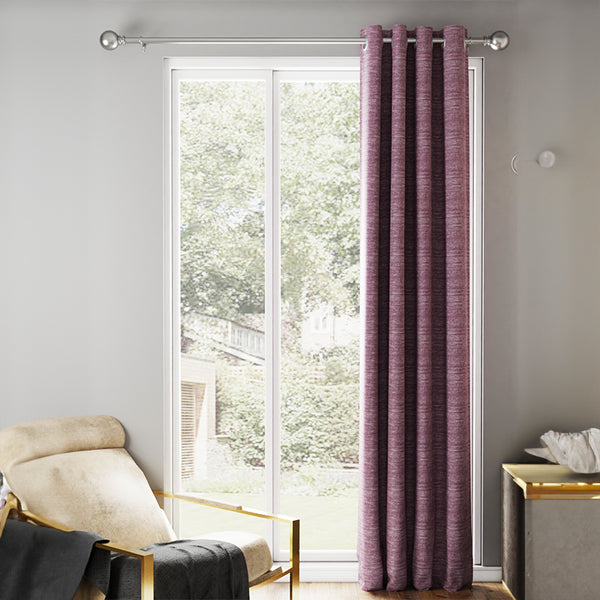 Buy Clovar Blackout Curtain - Plum Curtains from Vaaree