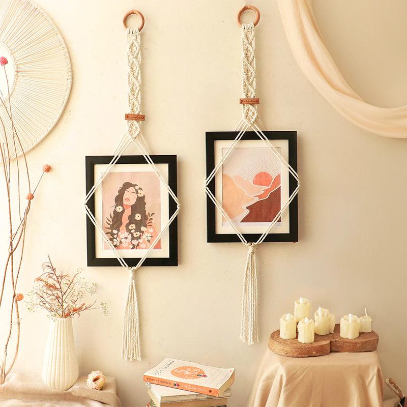 Buy Boho Snaps Photo Frames - Set Of Two Photo Frames from Vaaree