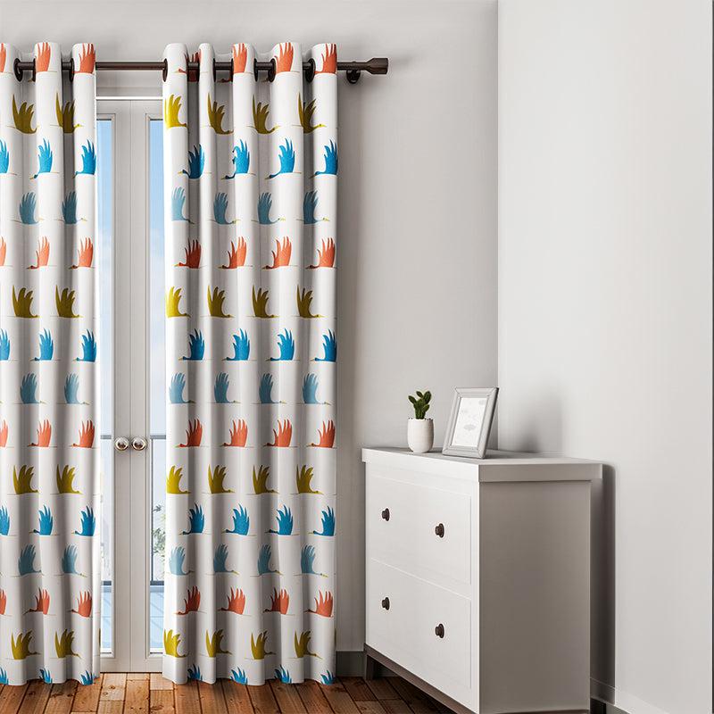 Buy Crane Flight Curtain Curtains from Vaaree