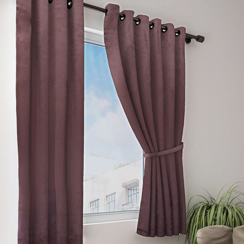 Buy Nigel Blackout Curtain - Coffee Curtains from Vaaree