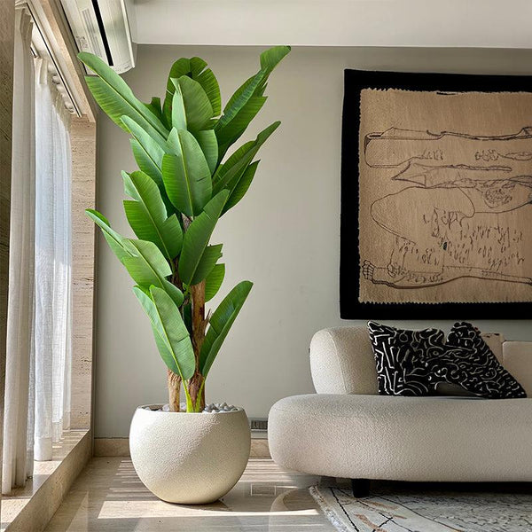 Buy Faux Banana Palm Tree - 7 Feet Artificial Plants from Vaaree