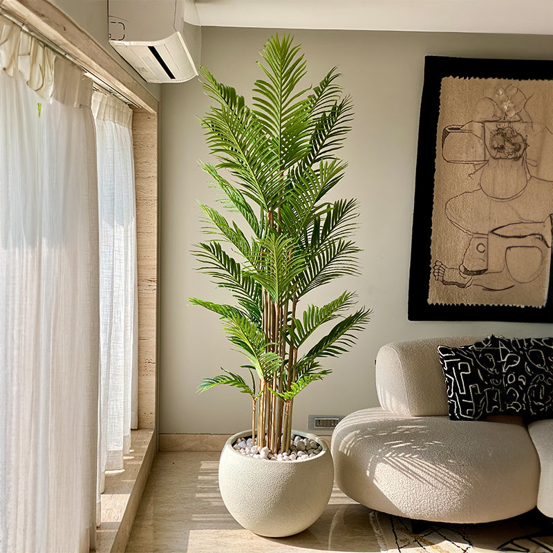 Artificial Plants - Faux Bamboo Palm - 7 Feet