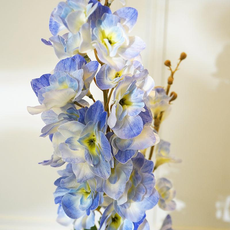 Buy Faux Delphinium Lavender Flower Stick (Blue) - 43 CM Artificial Flowers from Vaaree