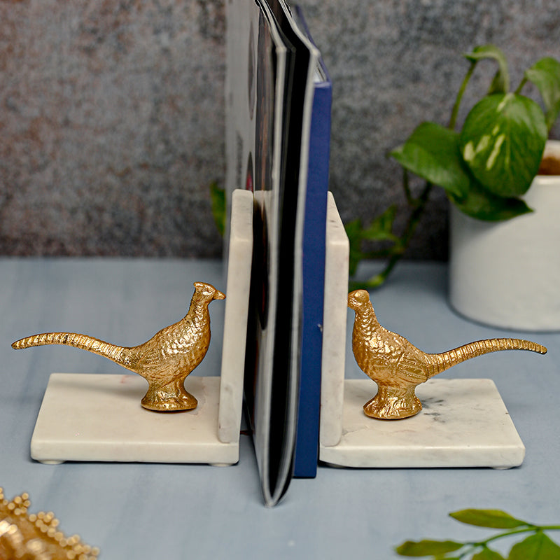 Book End - Heva Marble Bird Bookend