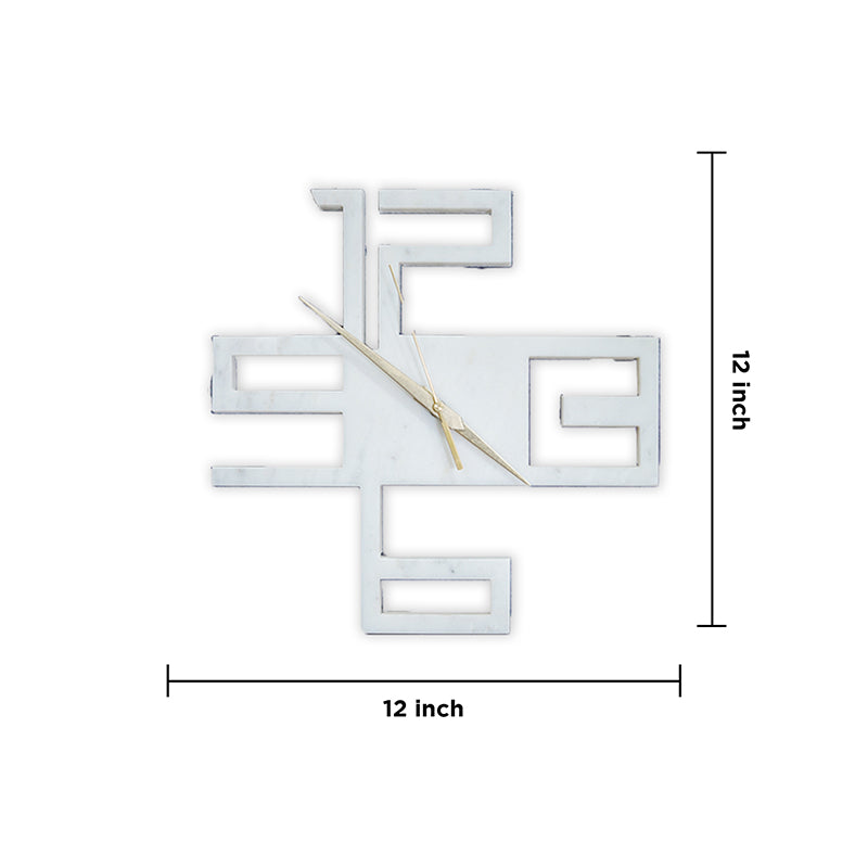 Wall Clock - Enchanto Marble Wall Clock