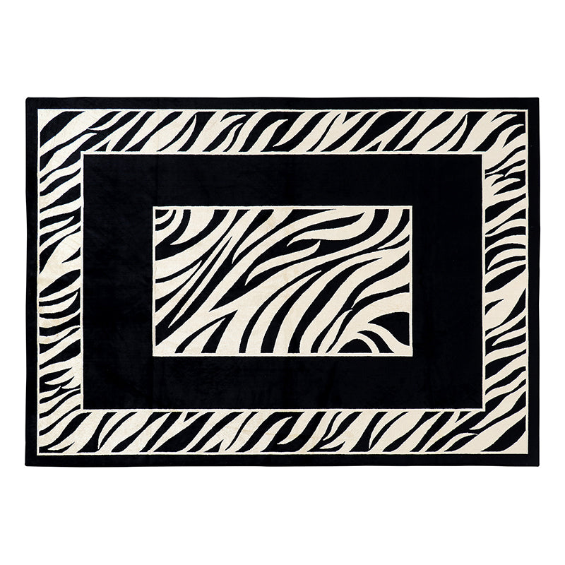 Buy Ginette Zebra Stripe Anti Skid Carpet Carpet from Vaaree