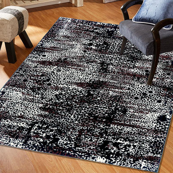 Buy Rieva Anti Skid Rug - Black & Brown Rugs from Vaaree