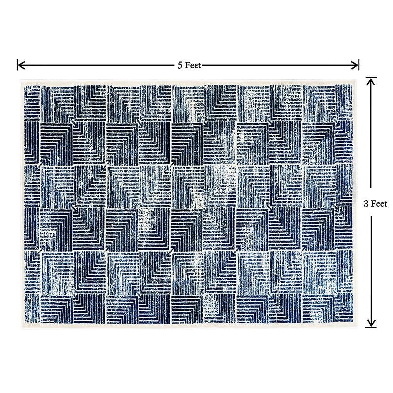 Buy Merca Anti Skid Rug - Blue Rugs from Vaaree