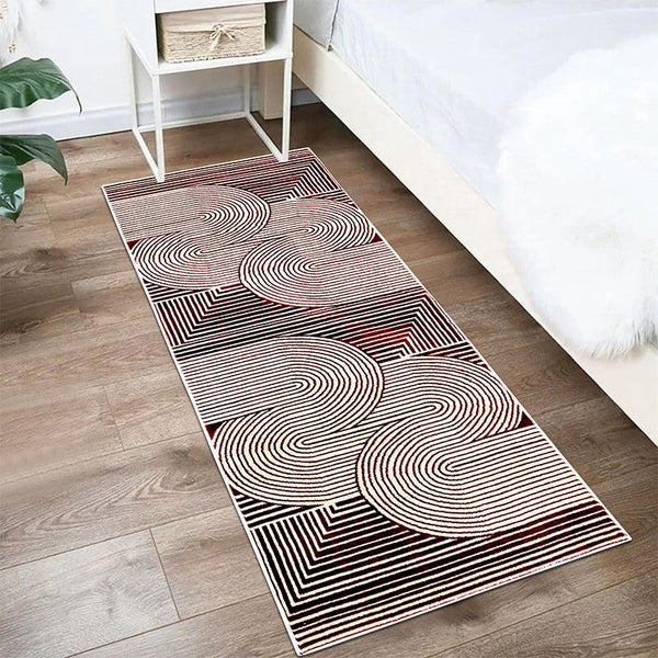 Runner Rug - Icaria Anti Skid Runner Rug - Maroon