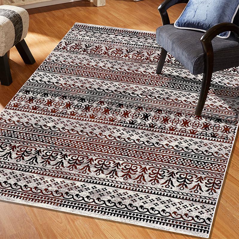 Buy Driva Ethnic Rug - Maroon Rugs from Vaaree