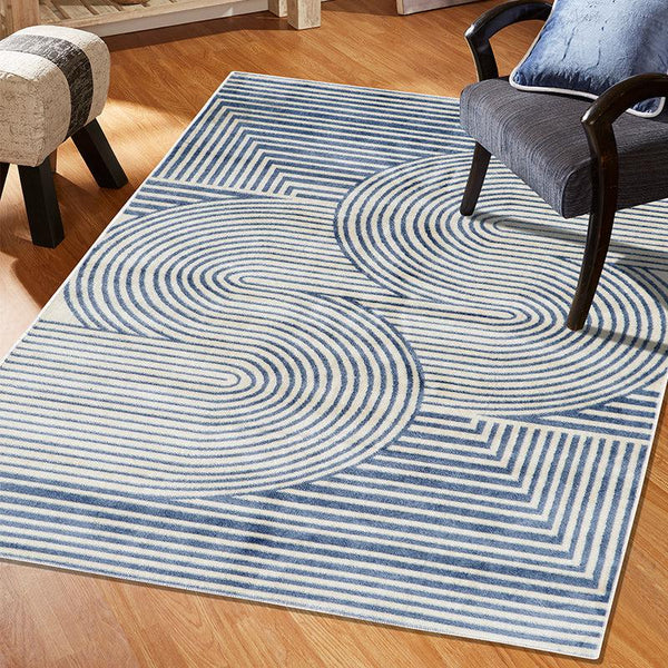 Buy Icaria Anti Skid Rug - Light Blue Rugs from Vaaree