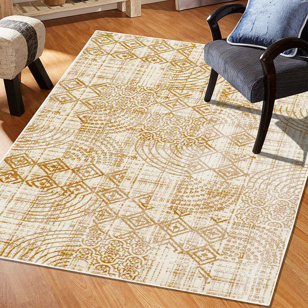 Buy Lexo Anti Skid Rug - Yellow Rugs from Vaaree