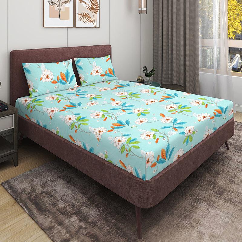 Buy Tiana Floral Printed Bedsheet Bedsheets from Vaaree