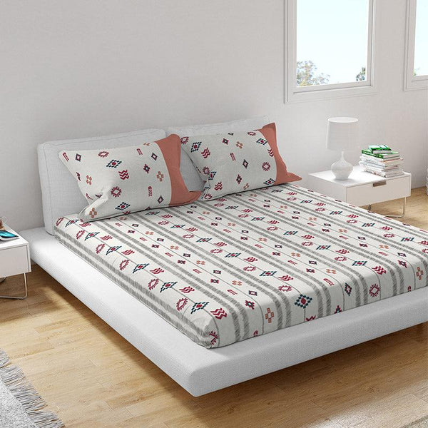 Buy Bliss Percale Nesa Bedsheet Bedsheets from Vaaree