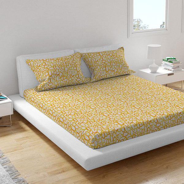 Buy Print Percale Slub Floral Bedsheet Bedsheets from Vaaree