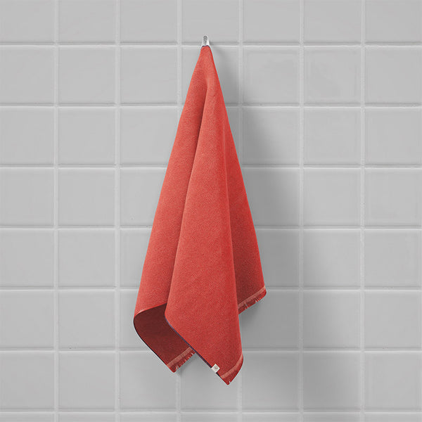 Buy Gamchha Terry Cotton Bath Towel - Red Bath Towels from Vaaree