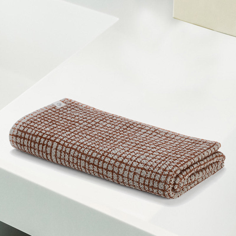 Buy Madras Terry Cotton Bath Towel - Brown Bath Towels from Vaaree