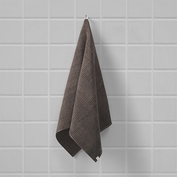 Buy Madras Terry Cotton Bath Towel - Dark Brown Bath Towels from Vaaree