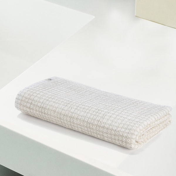 Buy Madras Terry Cotton Bath Towel - White Bath Towels from Vaaree