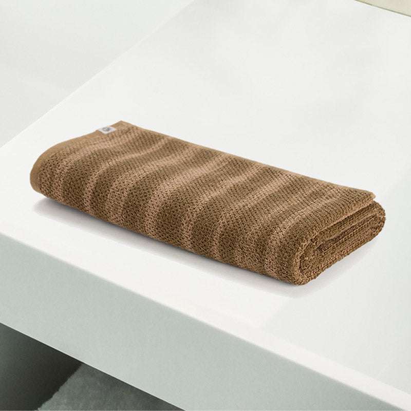 Buy Sunscreen Terry Cotton Bath Towel - Brown Bath Towels from Vaaree