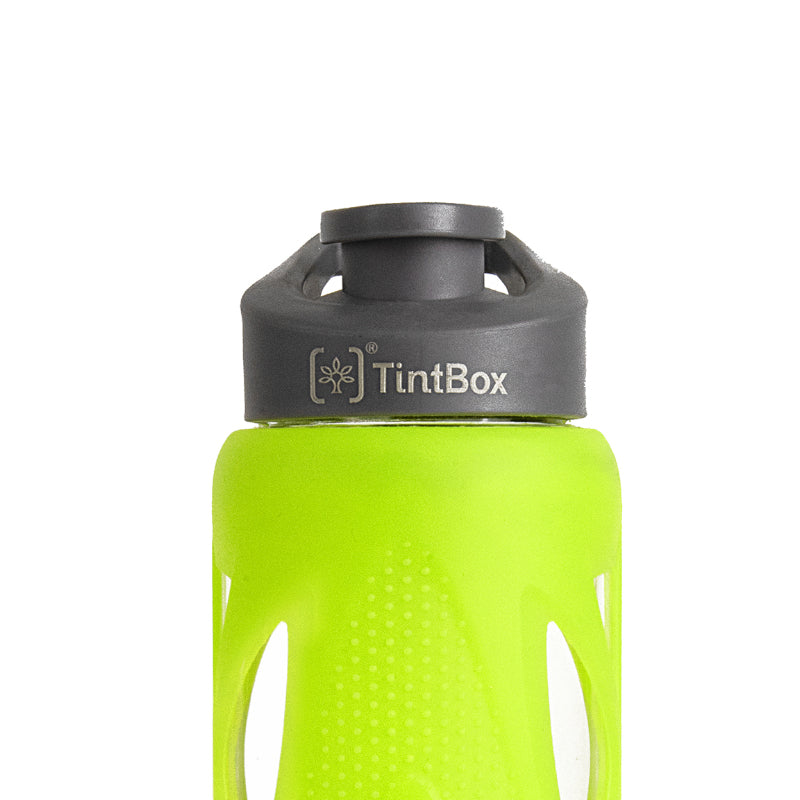 Bottle - Wego Glass Bottle With Silicon Sleeve (750 ML) - Atomic Green