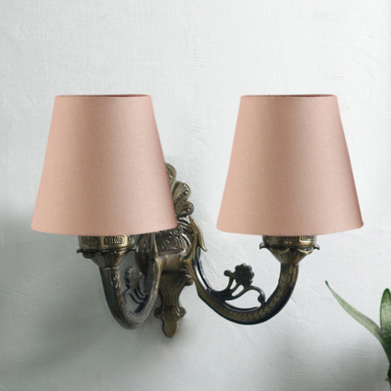 Wall Lamp - Vintage Conical Duo Wall Lamp - Grey