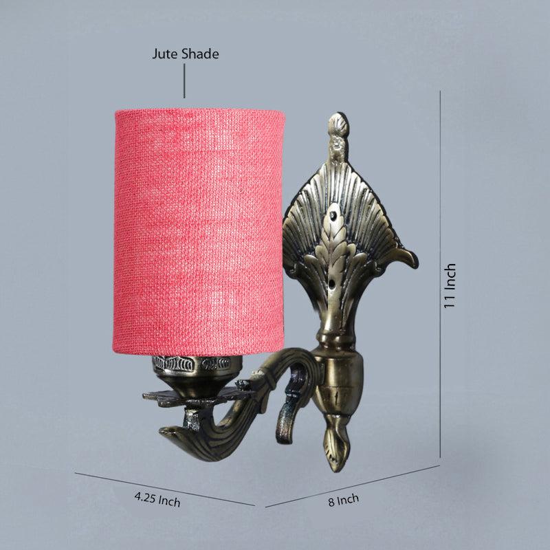 Buy Magda Masique Cylindrical Wall Lamp - Pink Wall Lamp from Vaaree