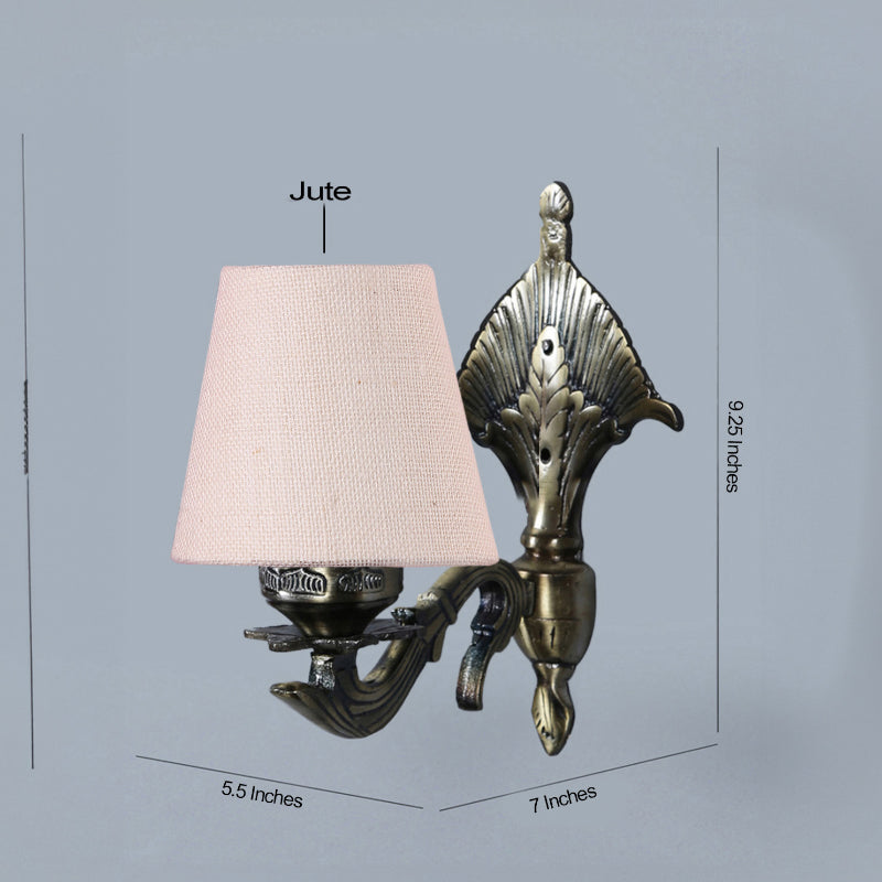 Buy Magda Masique Conical Wall Lamp - White Wall Lamp from Vaaree