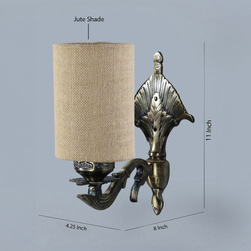 Wall Lamp - Magda Masique Cylindrical Wall Lamp - Beige