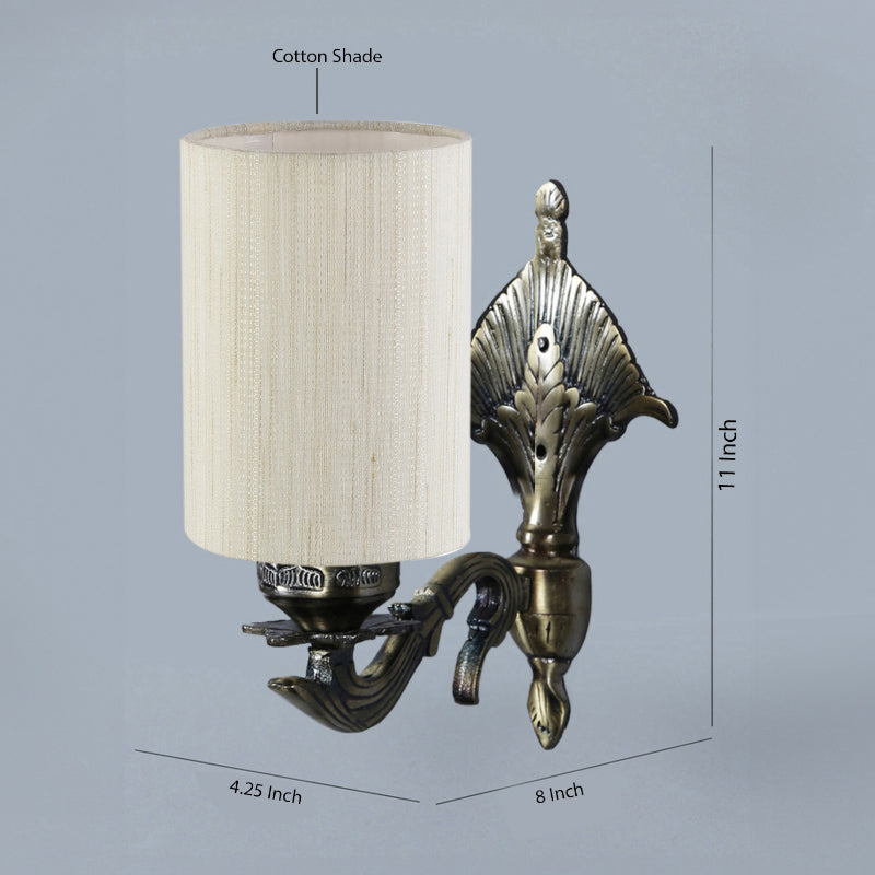 Wall Lamp - Magda Masique Cylindrical Wall Lamp - Off White