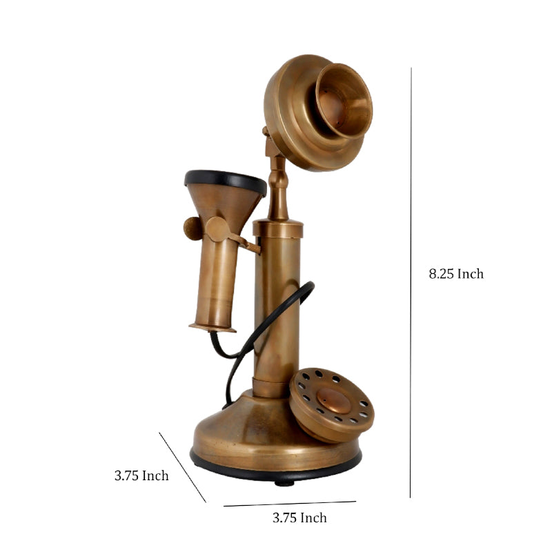 Buy Anora Antique Telephone Showpiece - Antique Gold Showpieces from Vaaree