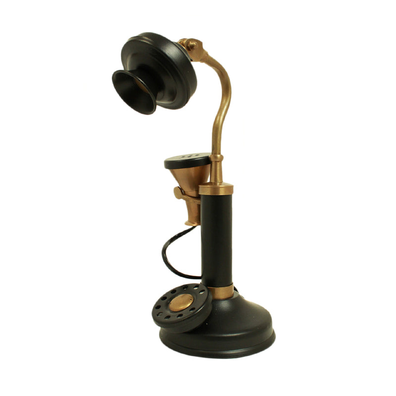 Buy Roma Antique Telephone Showpiece - Antique Gold & Black Showpieces from Vaaree