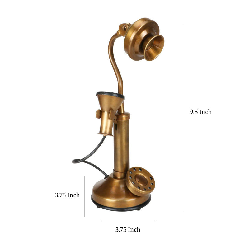 Buy Roma Antique Telephone Showpiece - Gold Showpieces from Vaaree