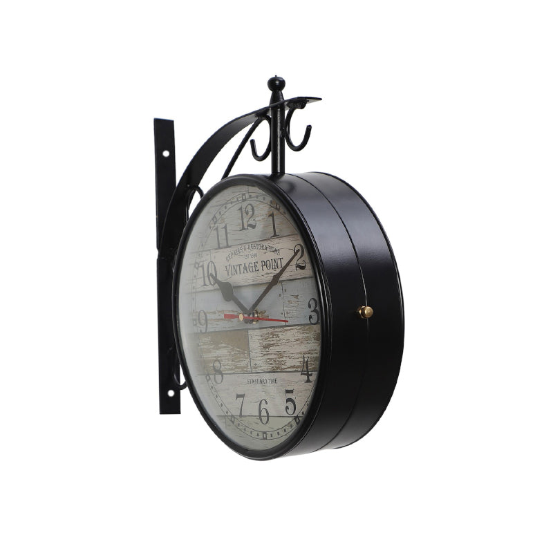 Buy Abstract Double Sided Station Clock Wall Clock from Vaaree