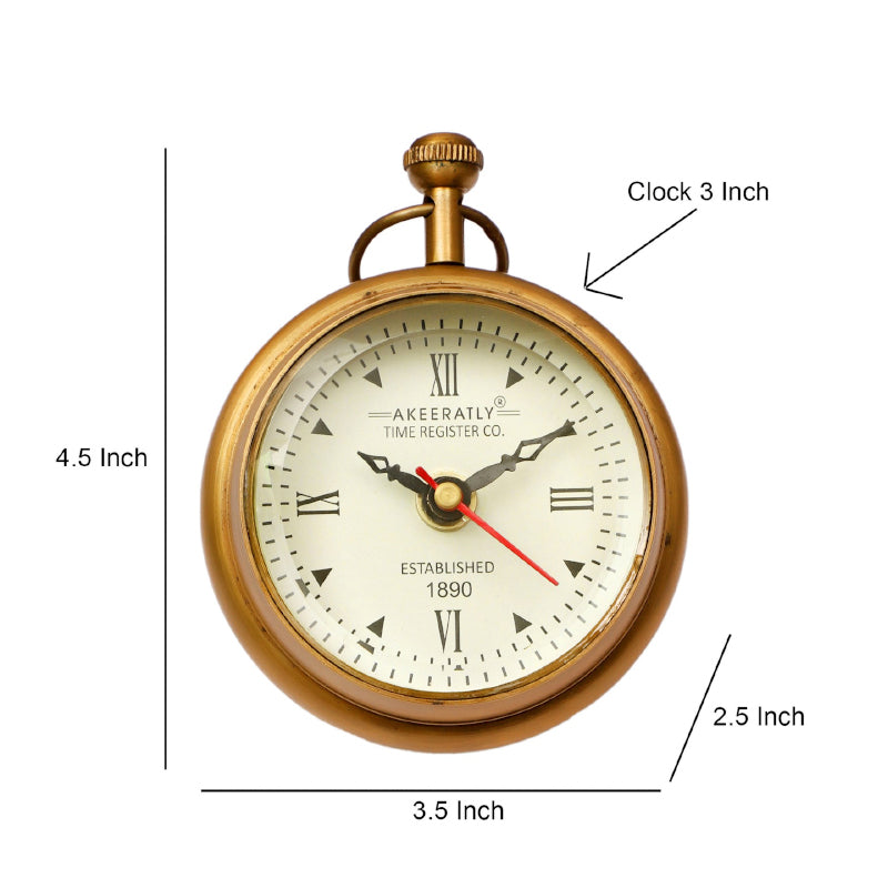 Table Clock - Seima Brass Table Clock